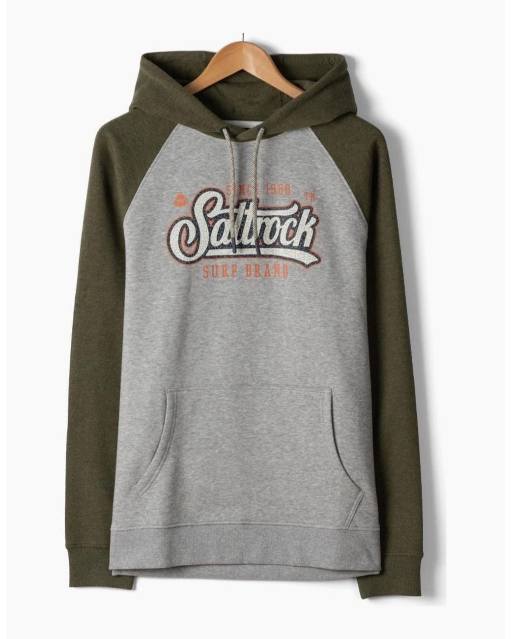 Saltrock Gray Pitcher Pop Hoodie for men