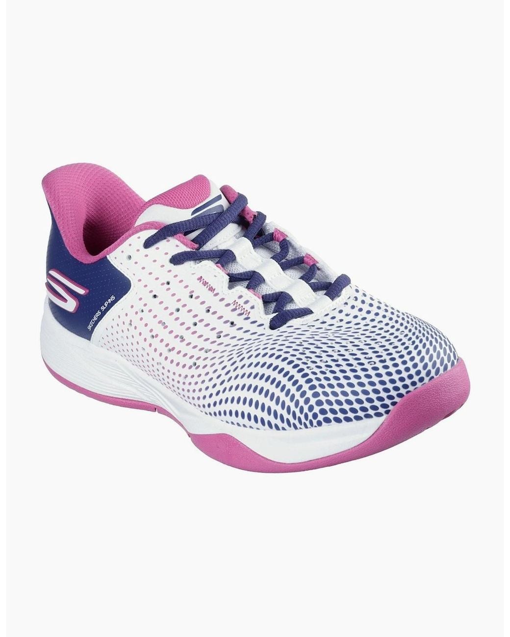 Skechers Blue Slip-Ins Relaxed Fit Viper Court Reload Trainers