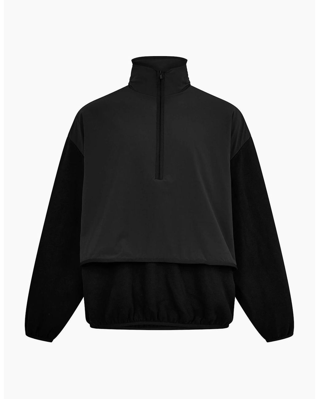 Fear Of God Black Quarter Zip Fleece for men