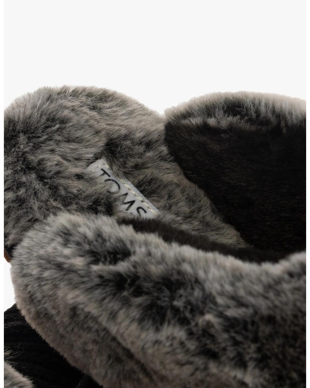 TOMS Black Valerie Slippers