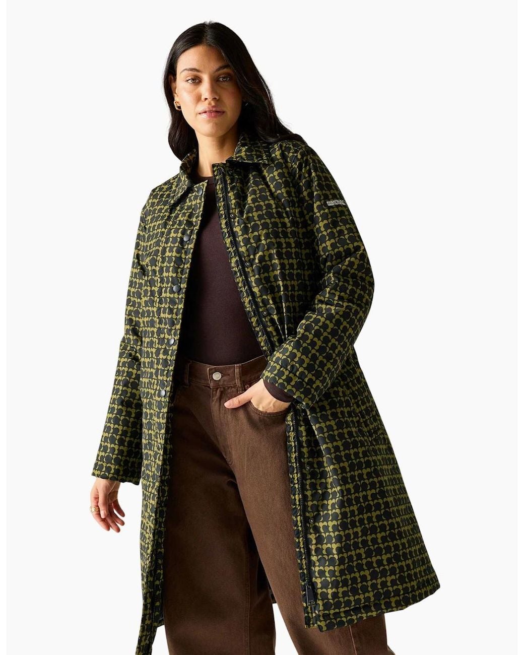 Regatta Green Ladies Orla Eclipse Waterproof Mackintosh