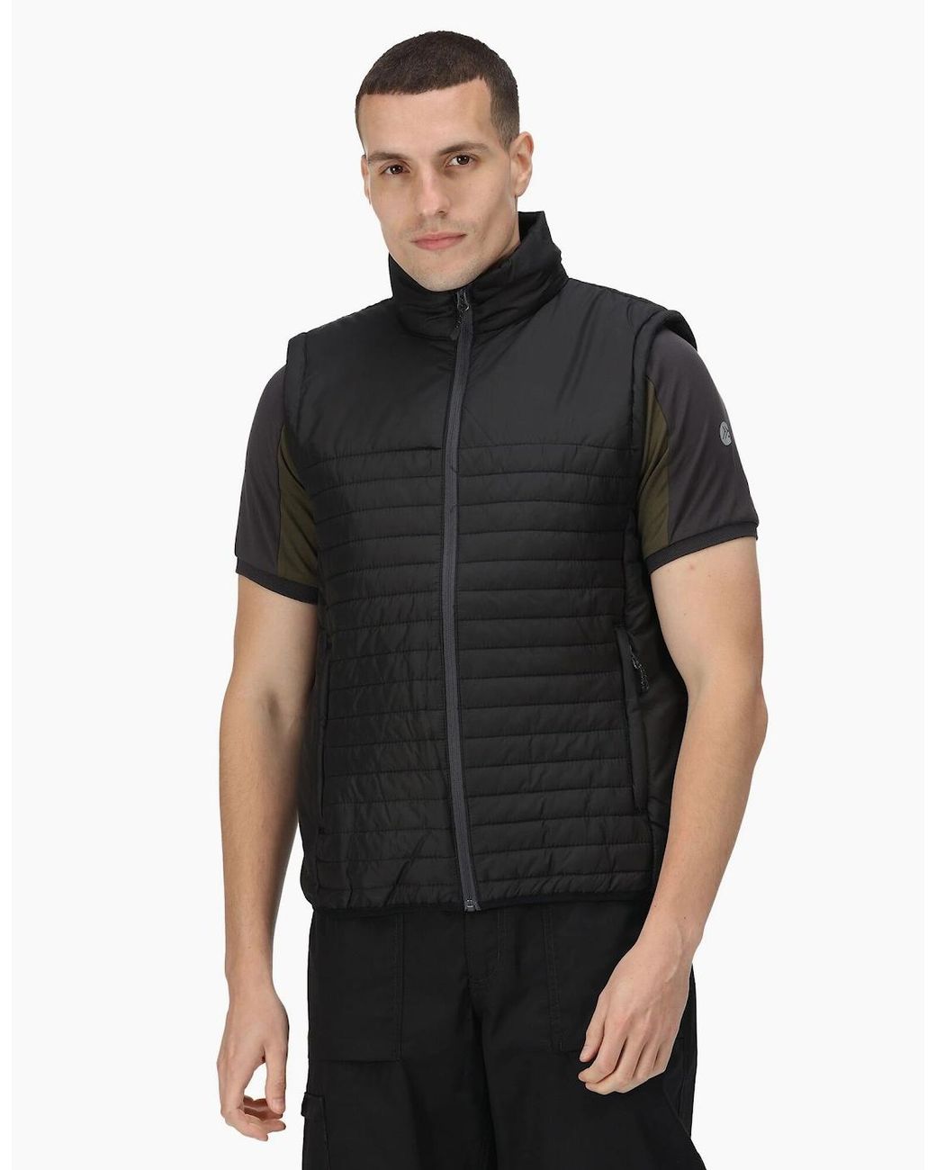 Regatta Black Professional Insulated Recycled Gilet for men