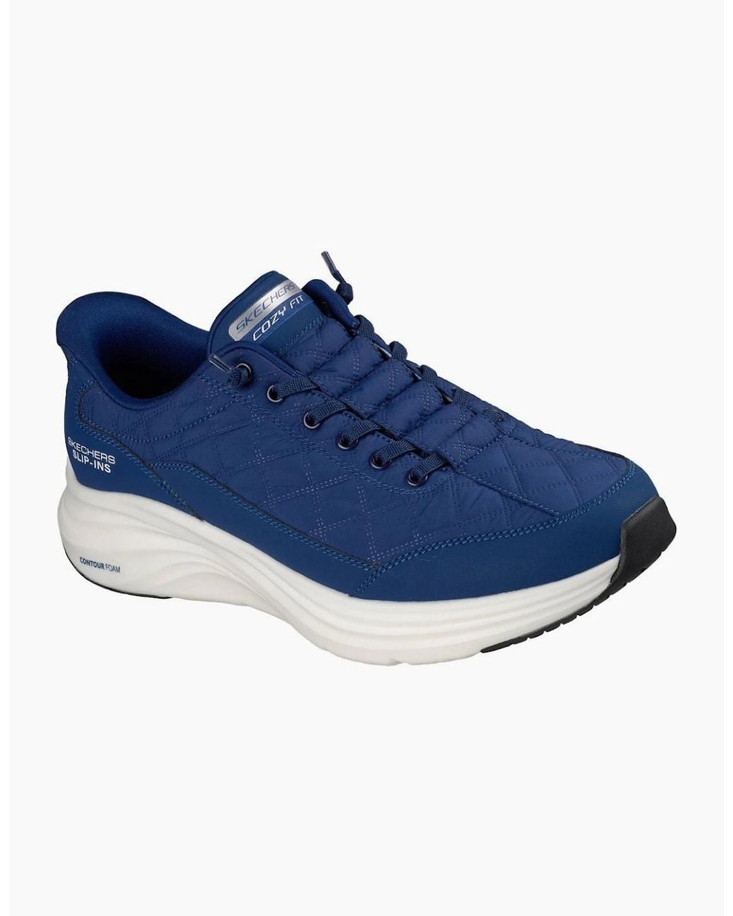 Skechers Blue Contour Foam Cozy Fit Trainers for men