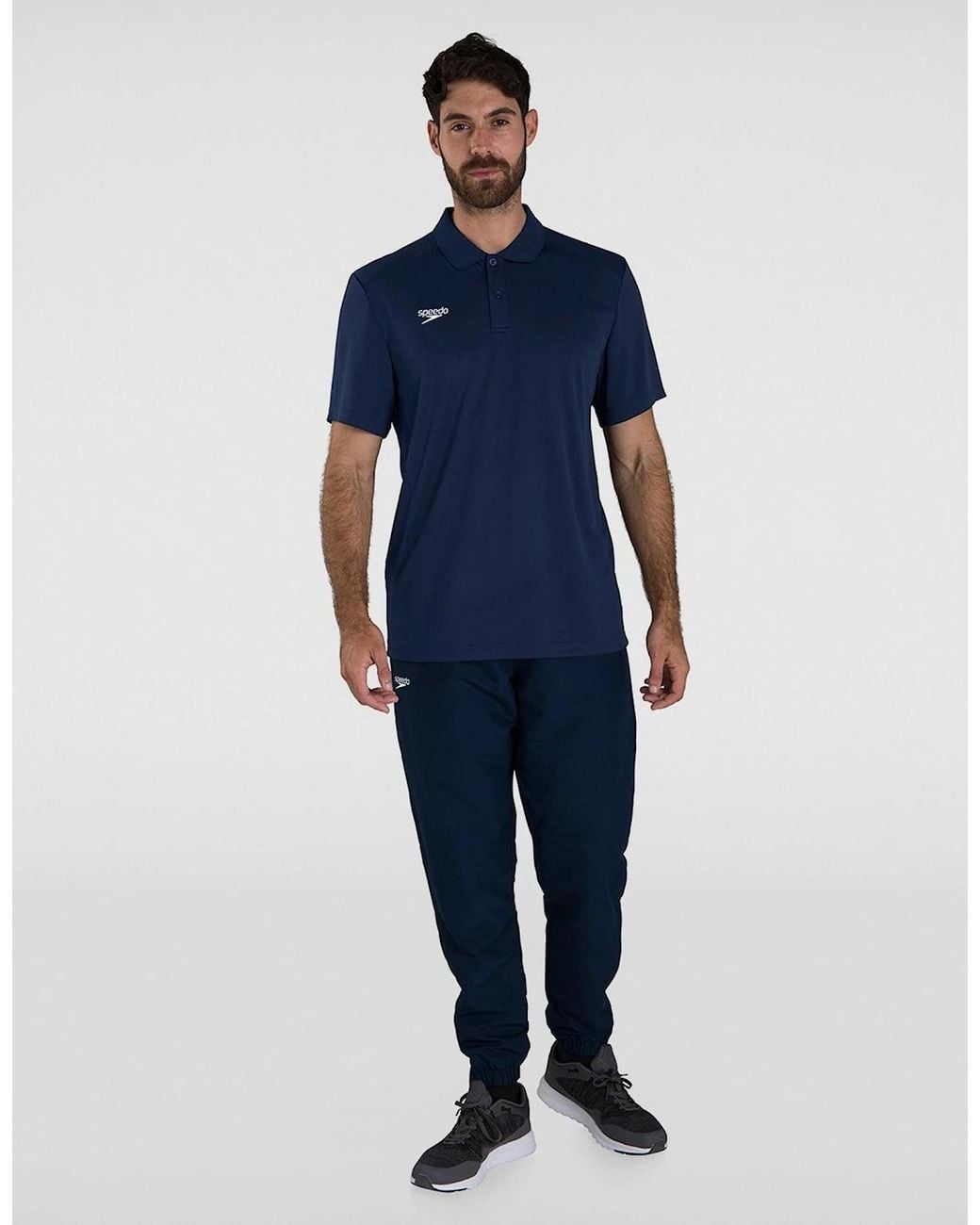 Speedo Blue Club Dry Polo Shirt for men
