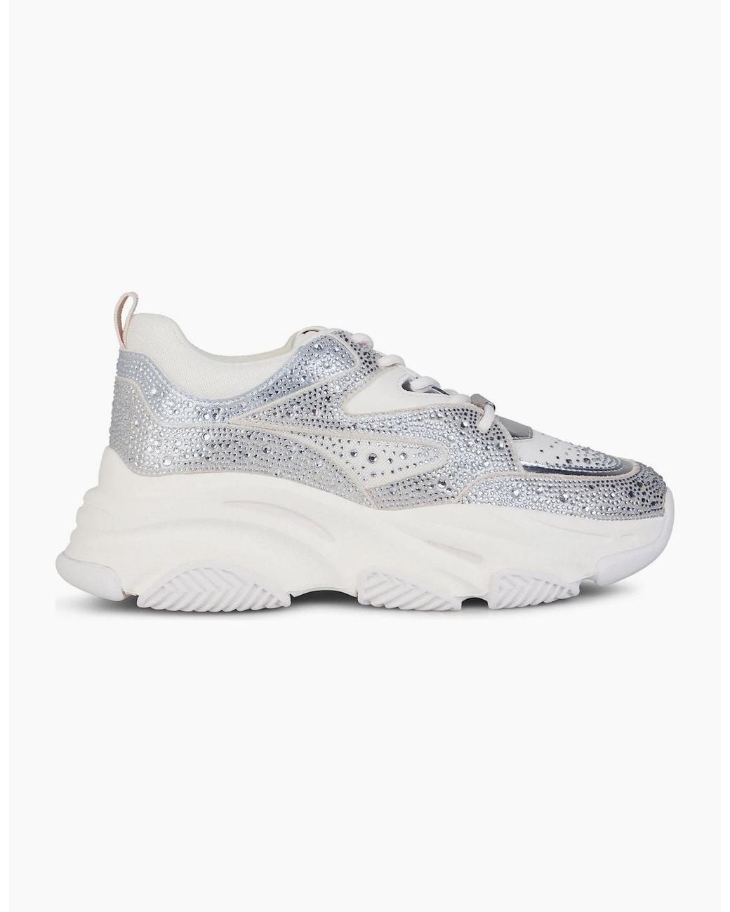 Steve Madden White Privy Trainer