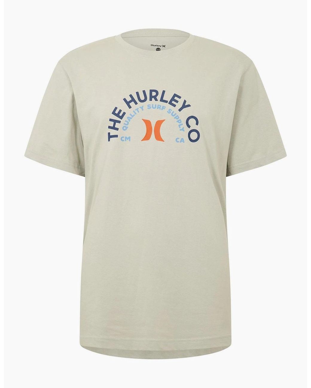 Hurley White Surf S Ss T for men