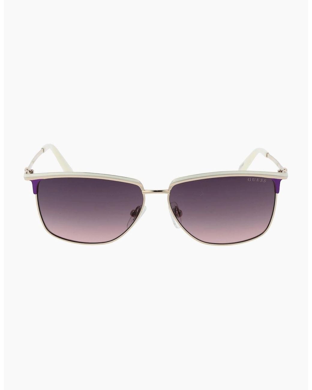 Guess White Sunglasses Gu00133 21B 56