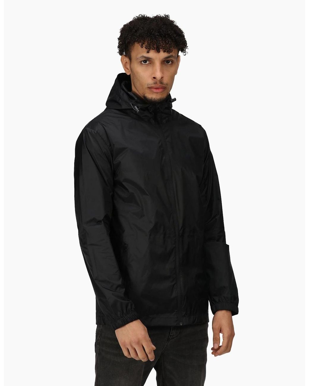 Regatta Black Professional Packaway Jacket for men