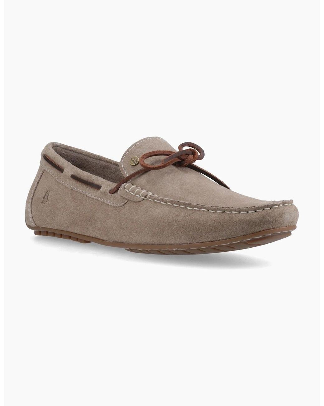 Hush Puppies White Reuben Boat Shoe Boat & Deck Shoes Taupe for men
