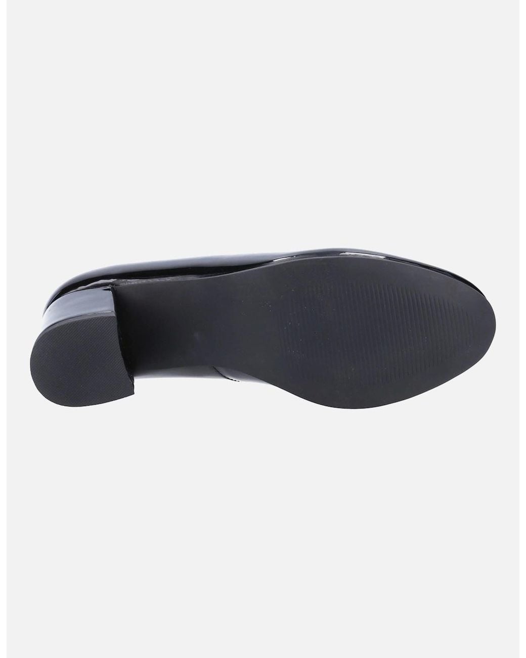 Hush Puppies Blue Anna Patent Court Shoes