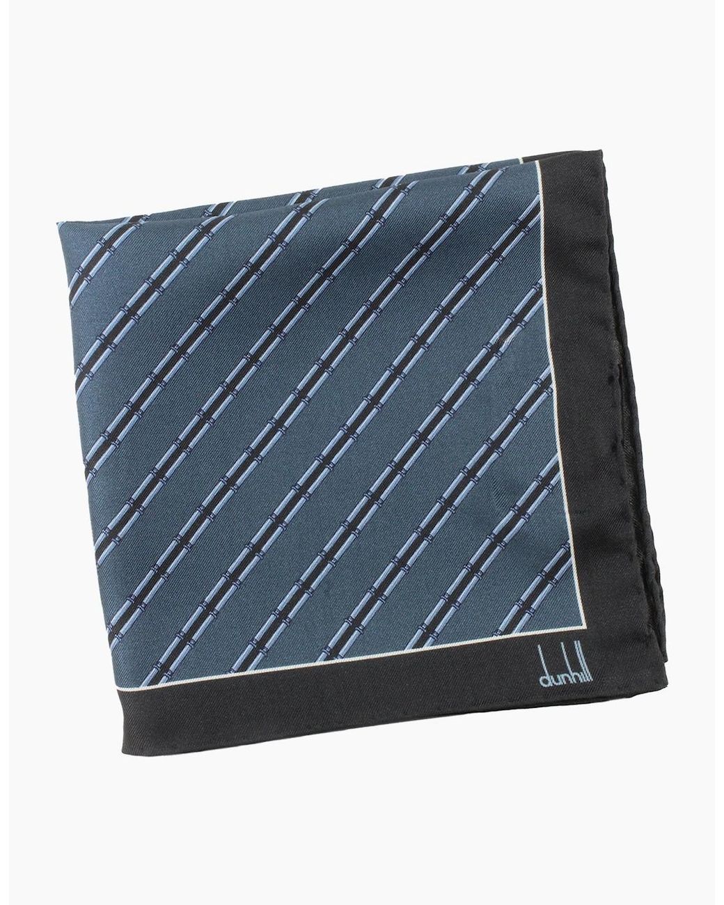Dunhill Blue Pocket Square for men