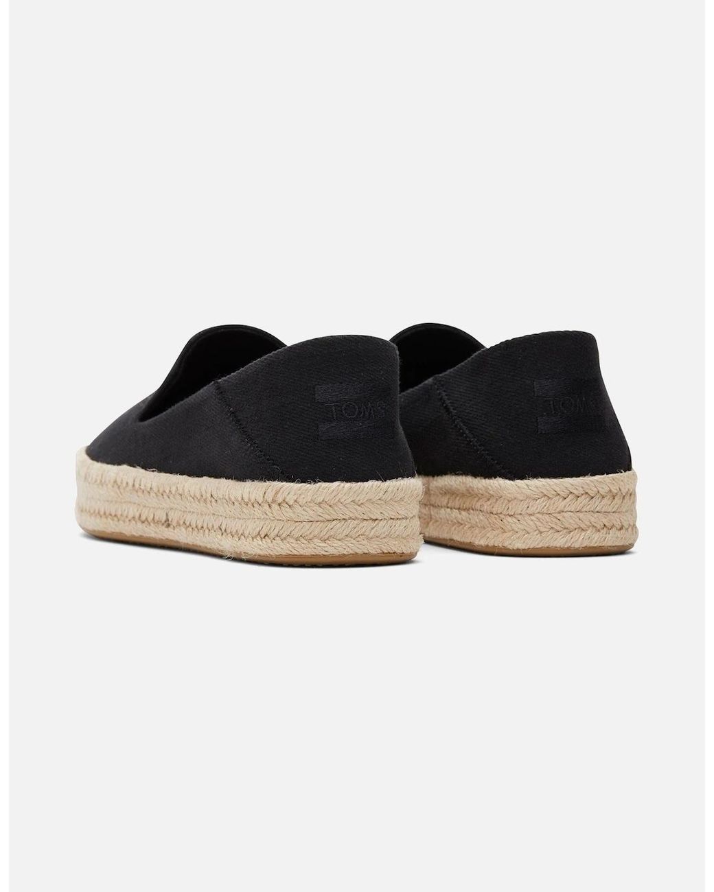 TOMS Black Carolina Slipper