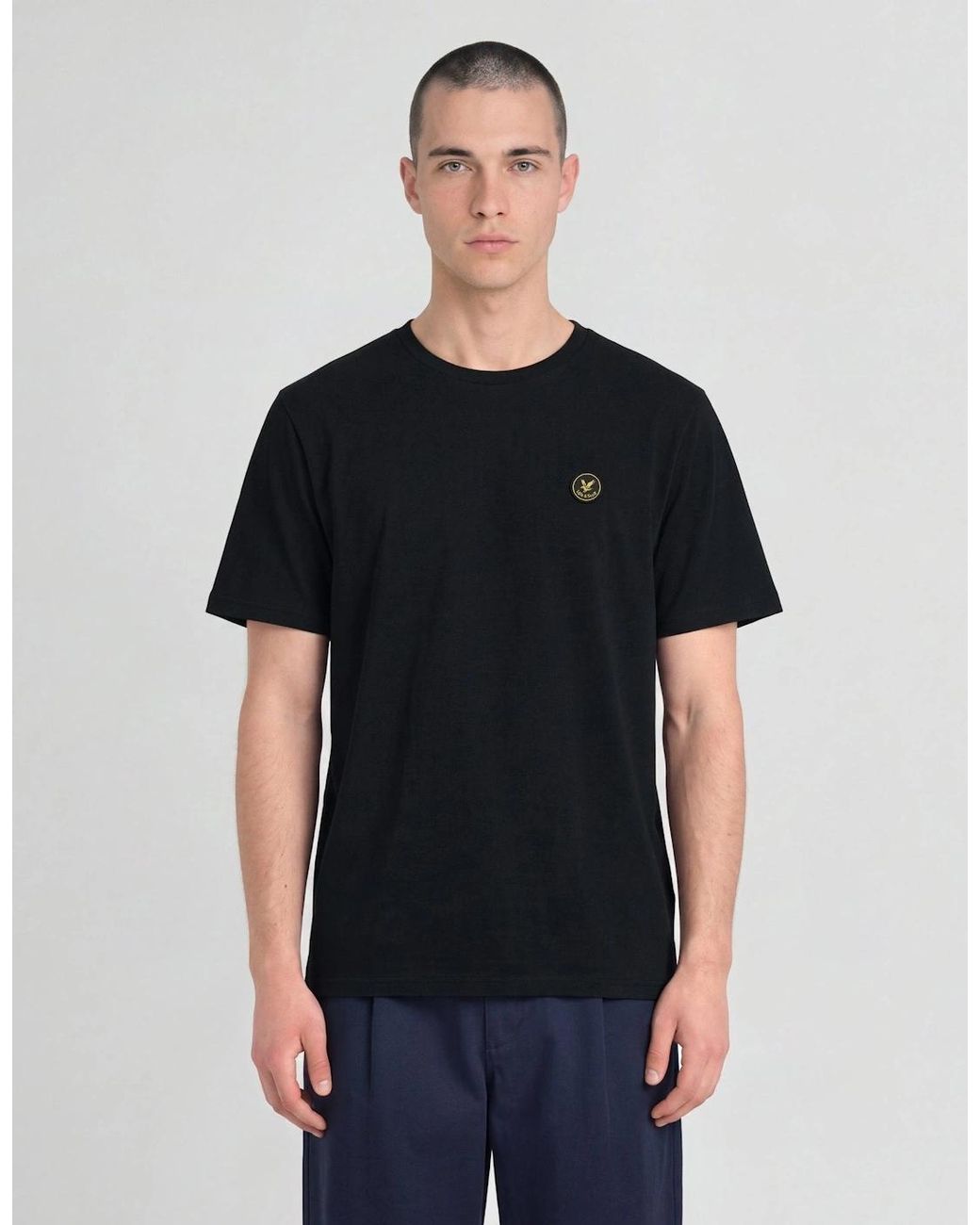 Lyle & Scott Black Archive Cotton T-Shirt for men