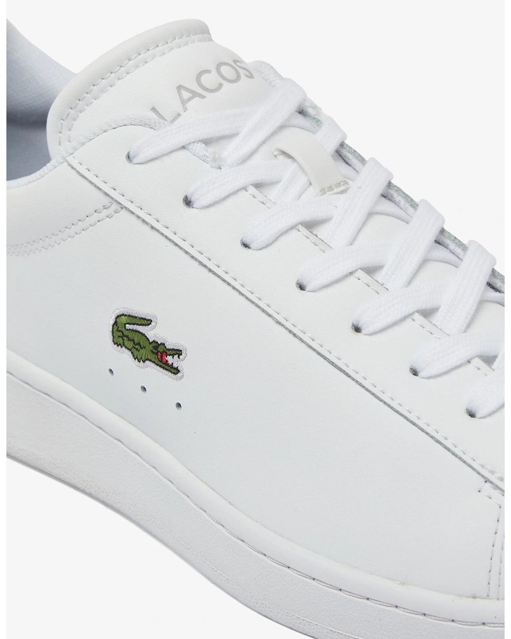 Lacoste White Carnaby Leather Trainers for men