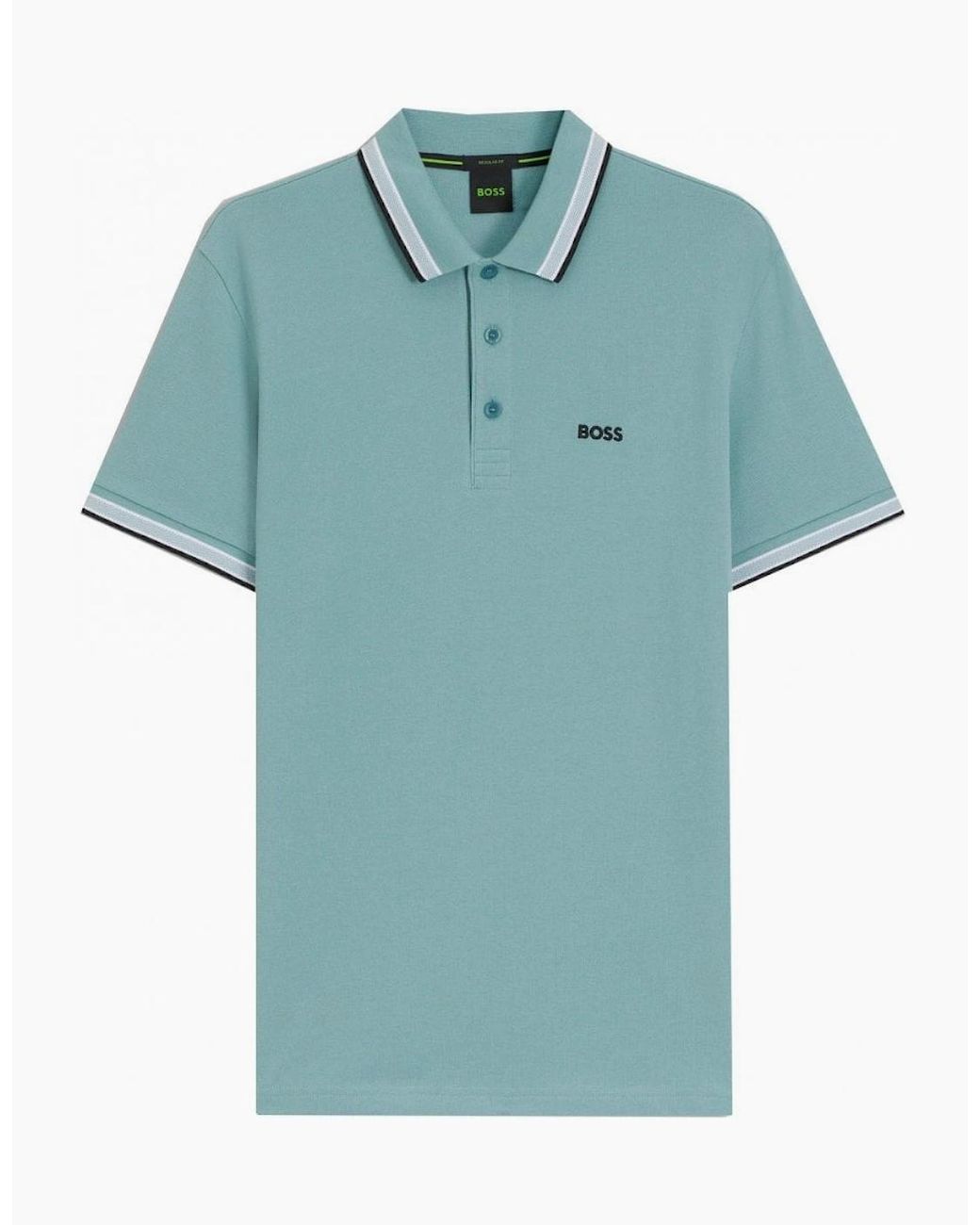 Boss Blue Light Paddy Polo Shirt for men