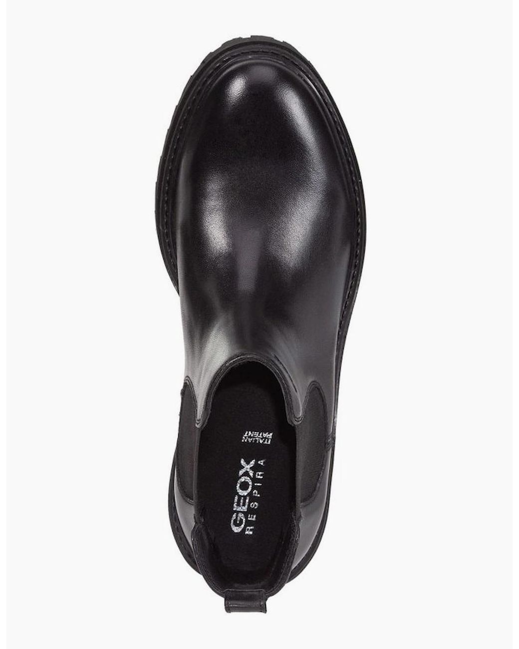 Geox Black D Iridea B Leather Boots