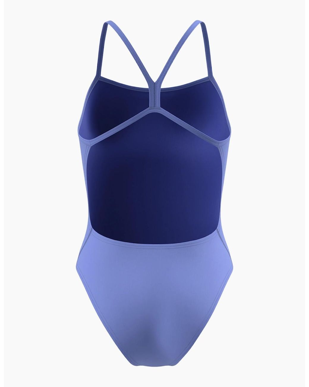 Speedo Blue Ladies 2.0 Solid V-Cut One Piece Swimsuit