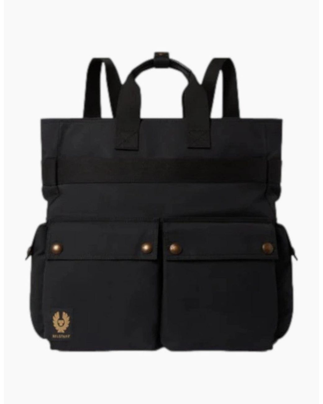 Belstaff Black Trialmaster 2-Way Tote for men