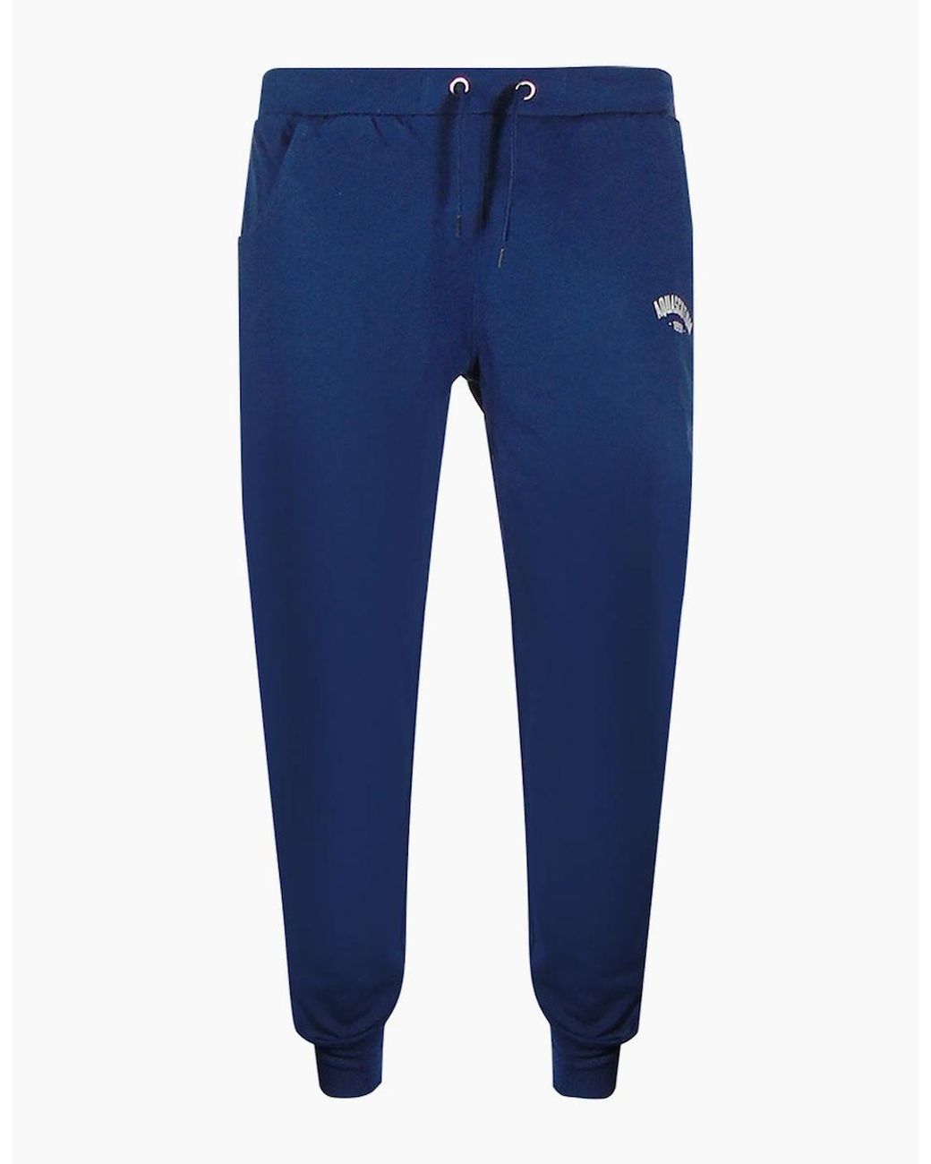 Aquascutum Blue Old School Crewneck Tracksuit Set for men