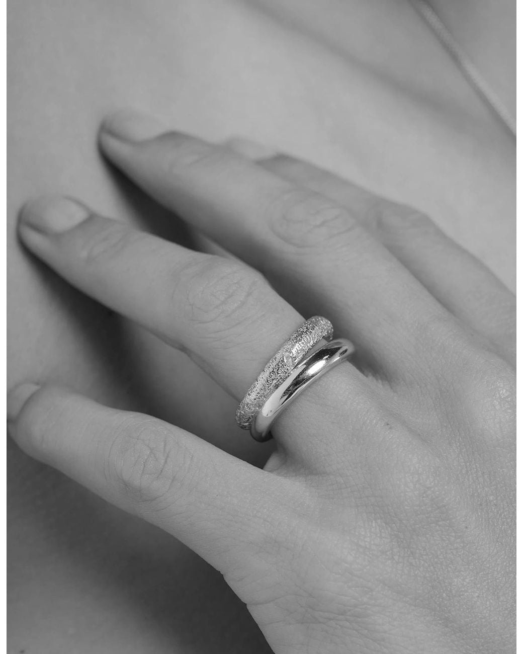 Tutti & Co White Mirage Ring