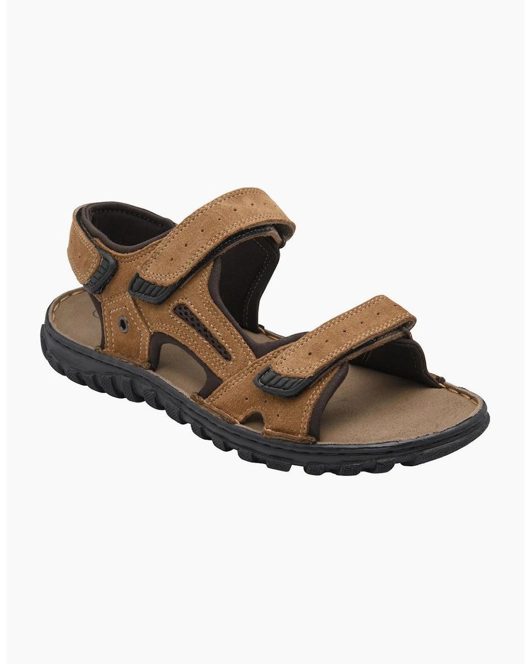 Lotus Brown Serres Sandals for men
