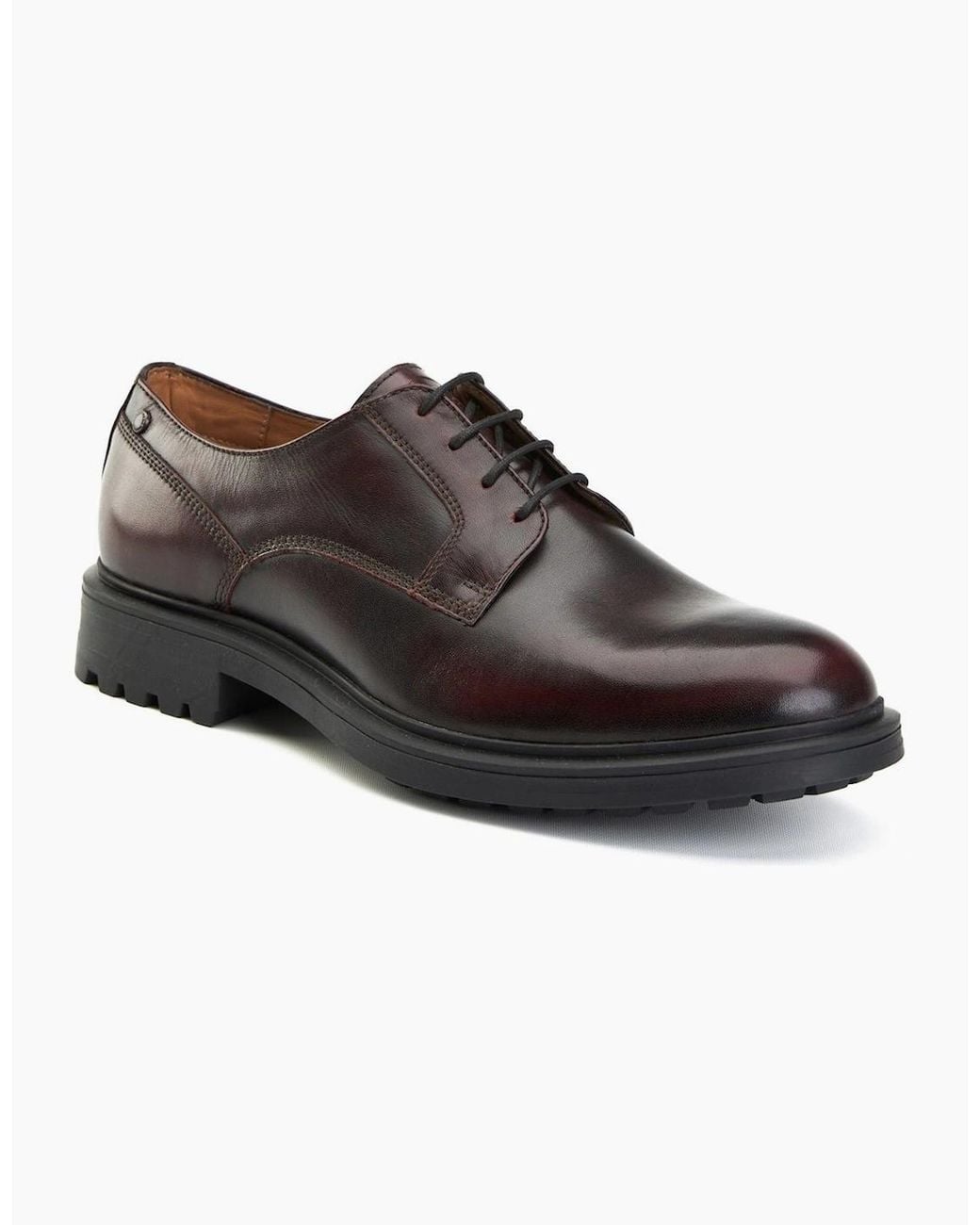 Base London Brown Locke Lace Up Shoes for men