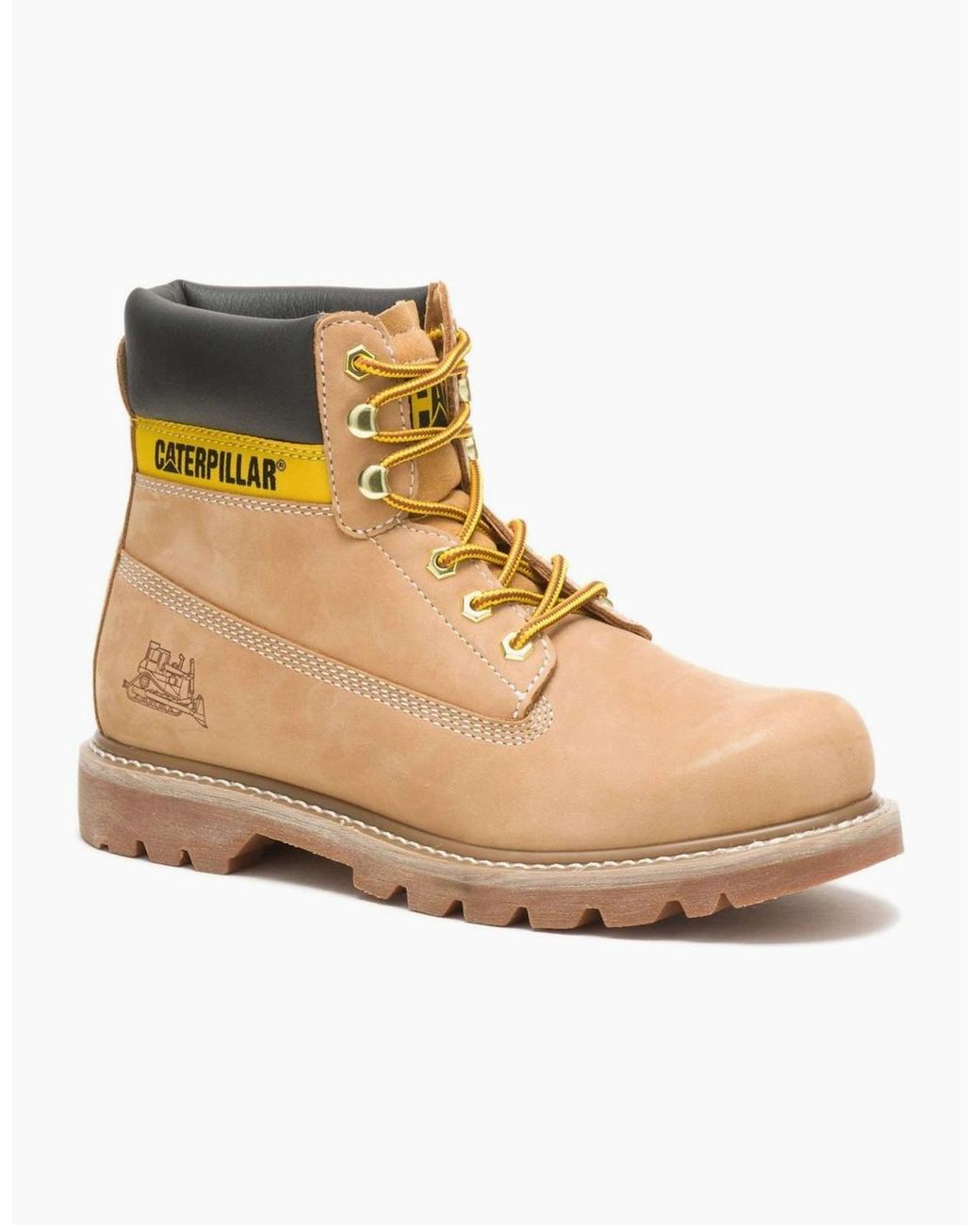 Caterpillar Natural Cat Caterpiller Colorado Original Leather Ankle Boots for men
