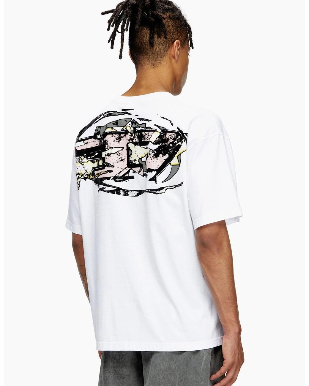 DIESEL White T-Boxt T24 for men