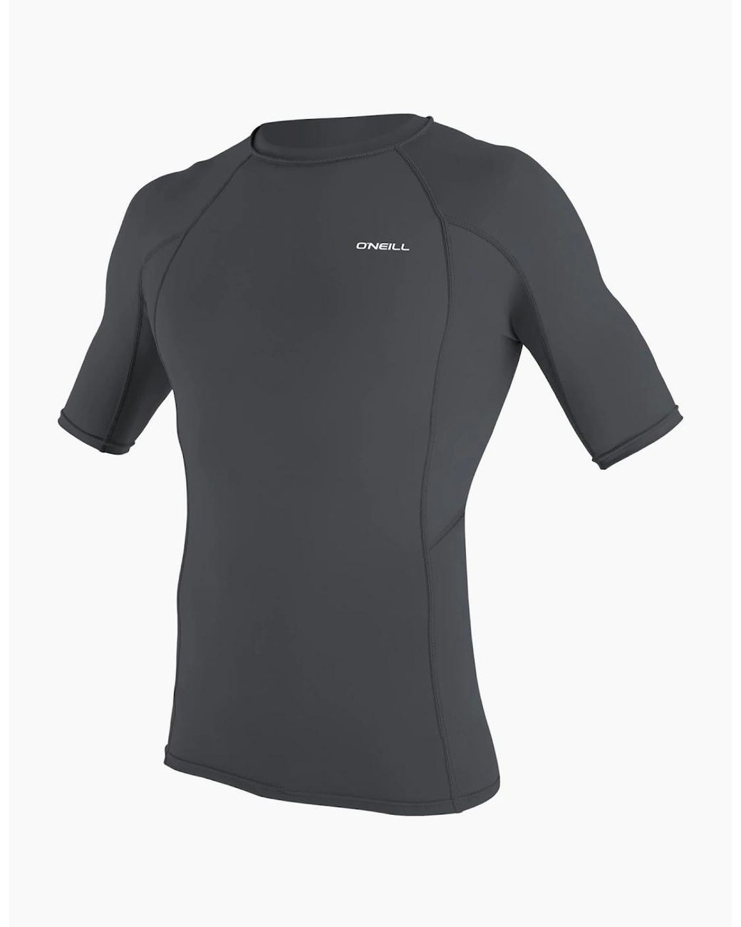 O'neill Sportswear Gray Basic Skins Short Sleeve Rash Guard for men
