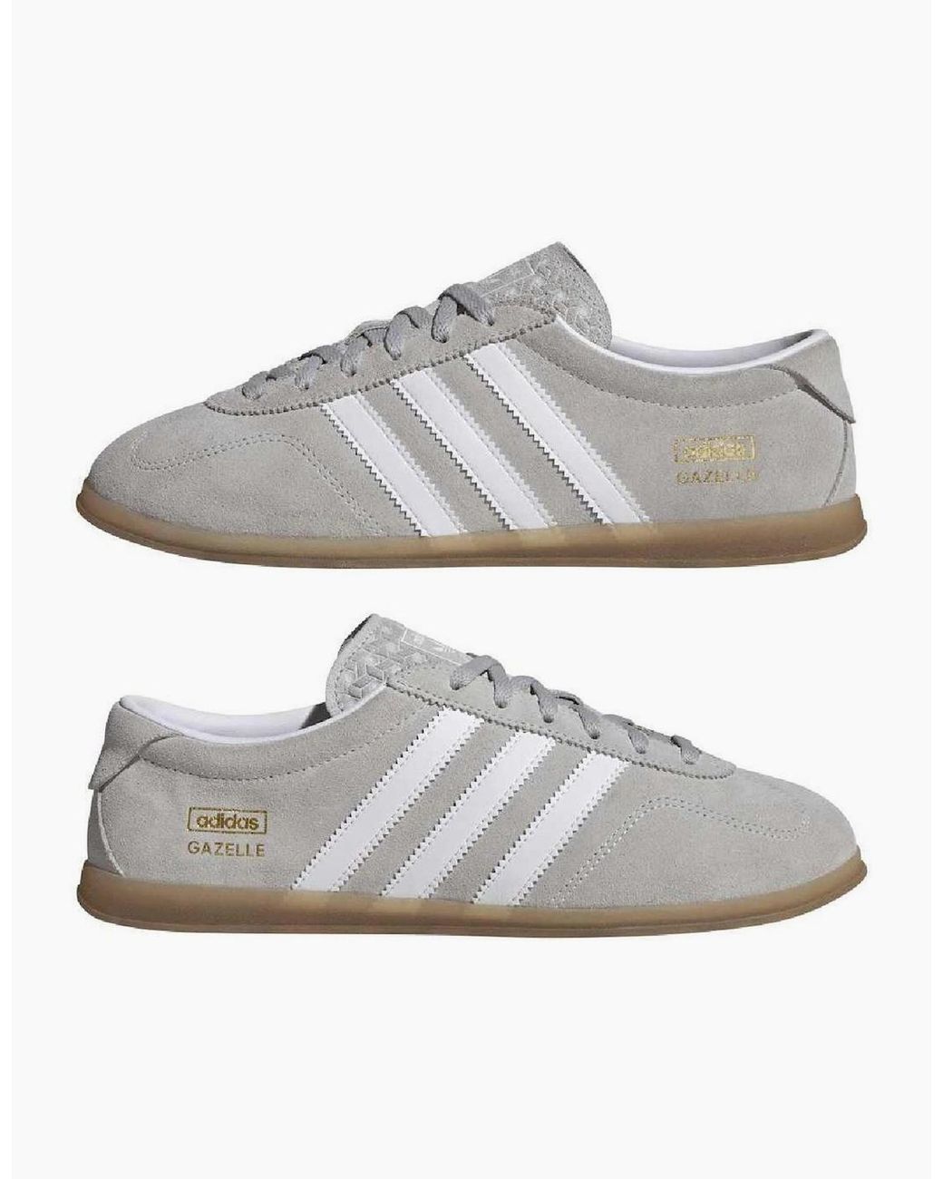 Adidas Originals Gazelle Gray Gazelle Lo Pro Trainers