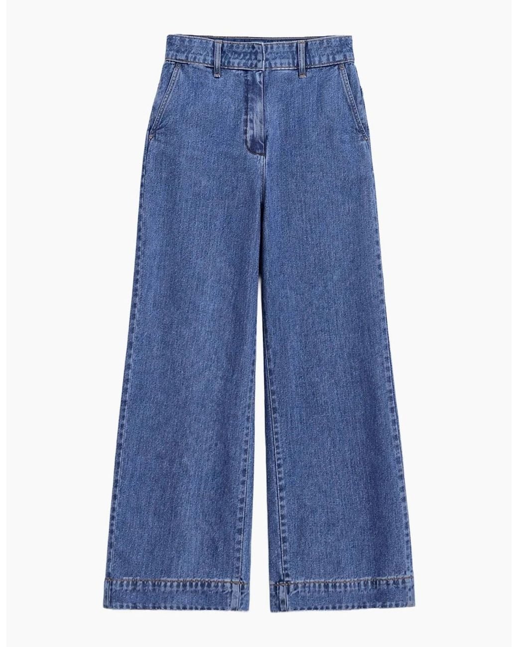 Ro&zo Blue Petite Lyocell Denim Tailored Jeans