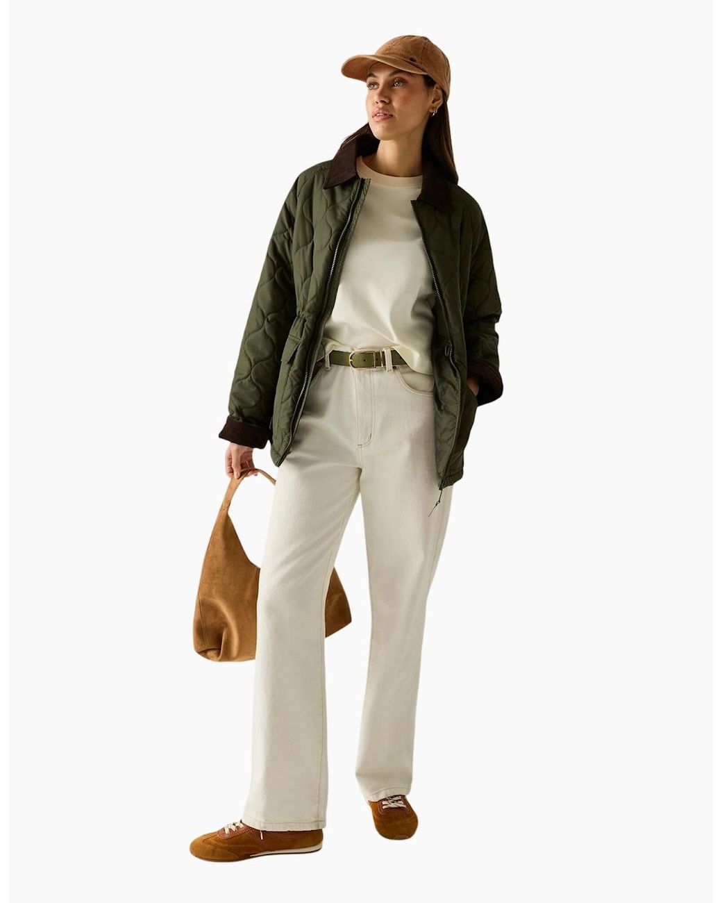 Regatta Green Ladies Amira Quilted Padded Jacket