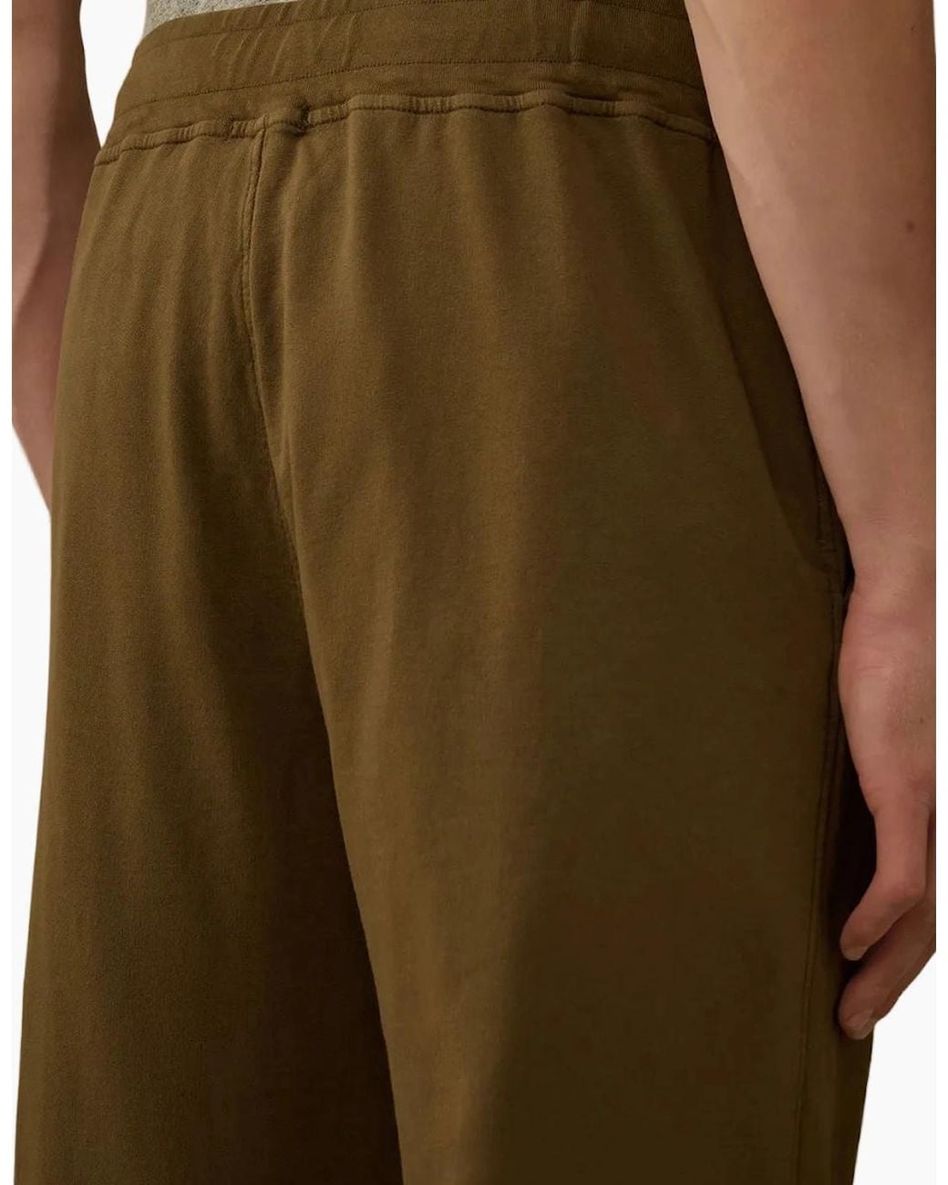 C P Company Green Light Fleece Lens Sweat Pants for men