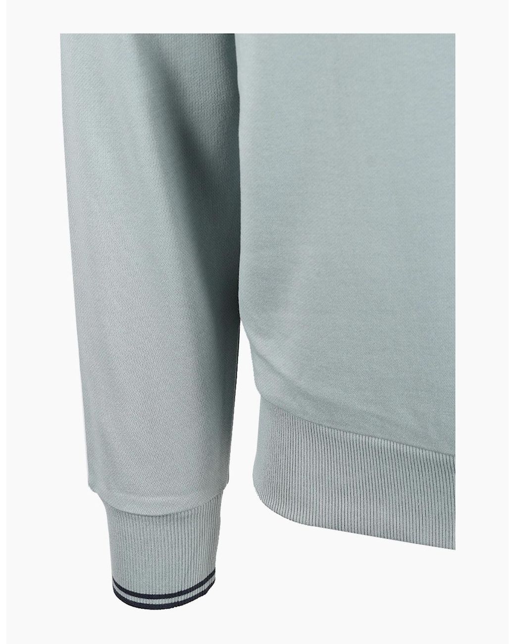 Fred Perry Blue Crew Neck Sweatshirt/Dark Airforce for men