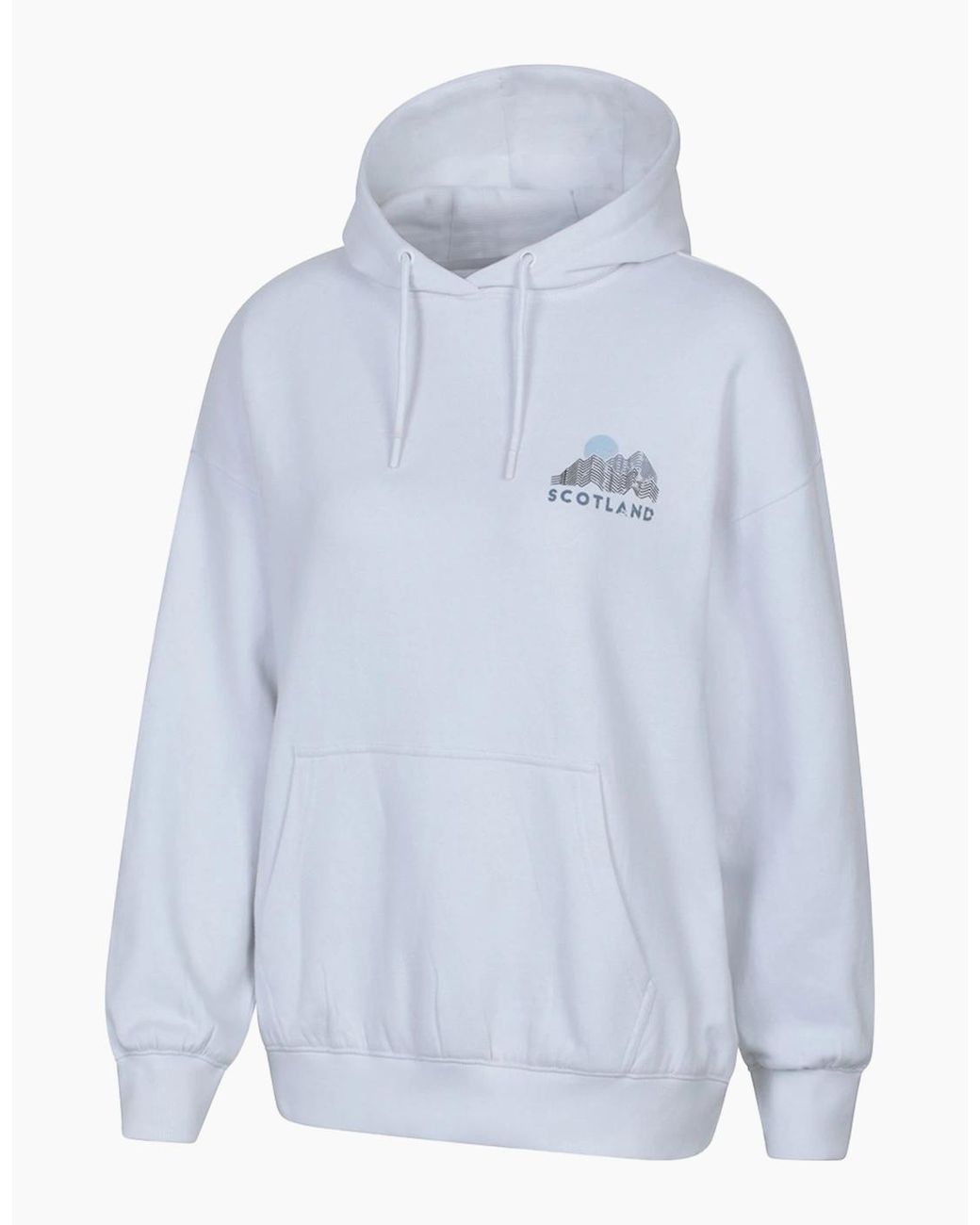 Mountain Warehouse Blue Ladies Scotland Graphic Relaxed Fit Hoodie