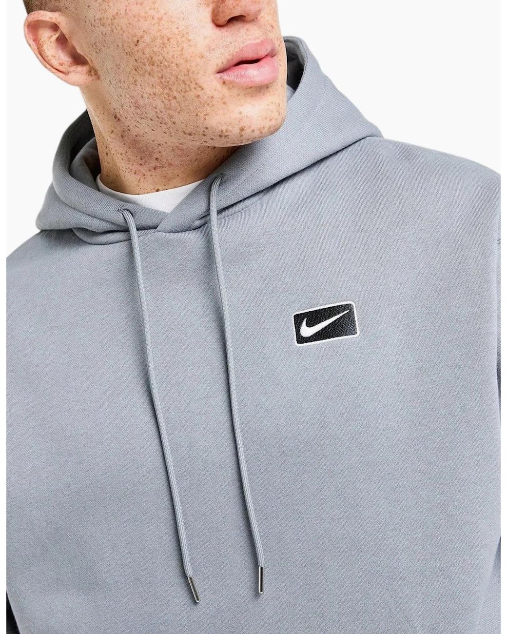 Nike Blue Street Tracksuit Fleece Overhead Hoodie Jogger Sportswear for men