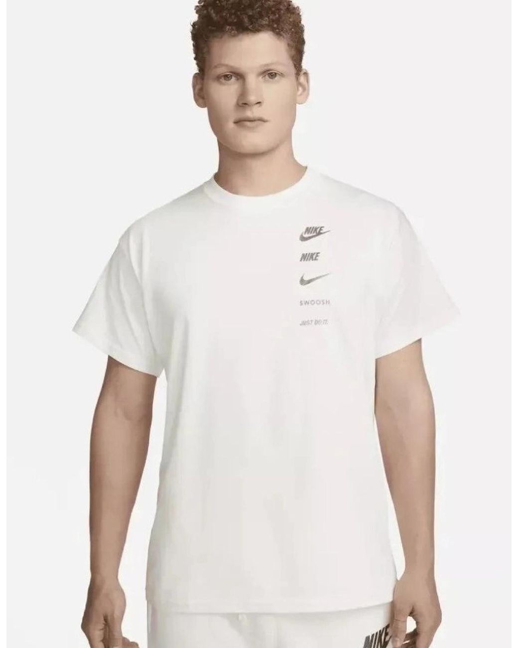 Nike White Standard Issue Sportswear T Shirt for men