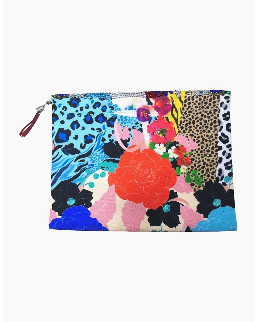 Inoa Blue Fashion Monrovian Clutch Bag