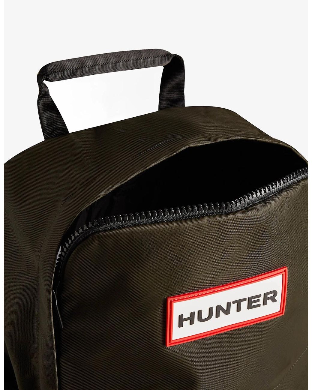 Hunter Black Nylon Backpack Small