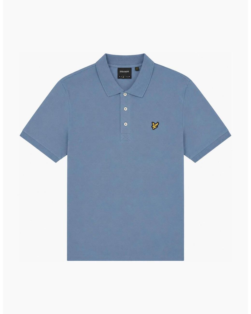 Lyle & Scott Blue Lyle & Scott Plain Polo Shirt Power for men