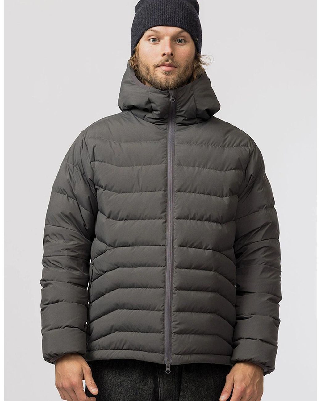 Snow Peak Gray Snow Peak Middler Down Parka Jacket for men