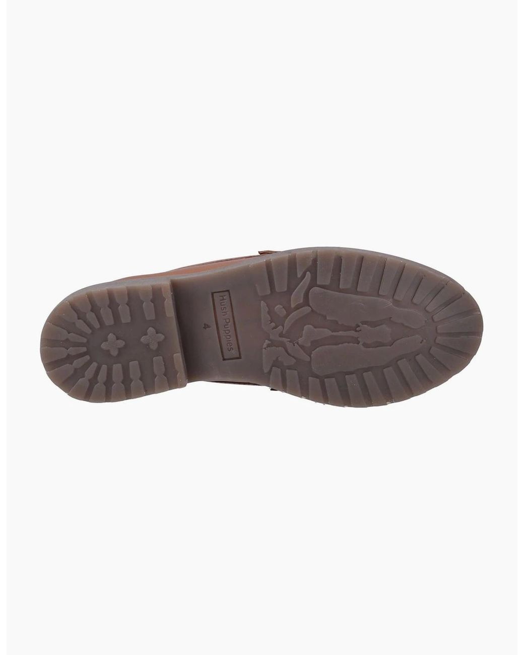 Hush Puppies Brown Verity Leather Loafers Tan