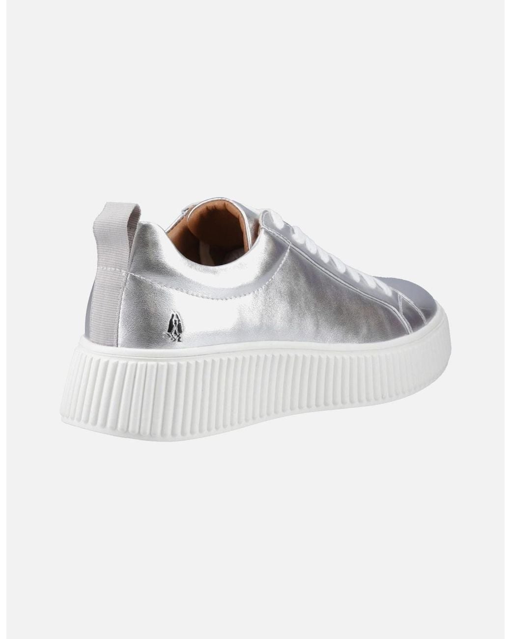 Hush Puppies Metallic Harlow Leather Trainers