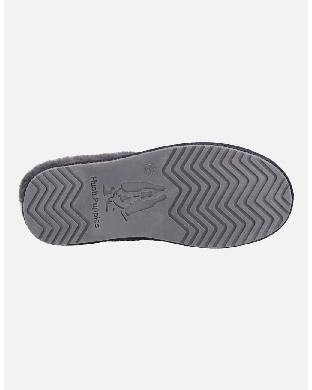 Hush Puppies Blue Anika Suede Slippers