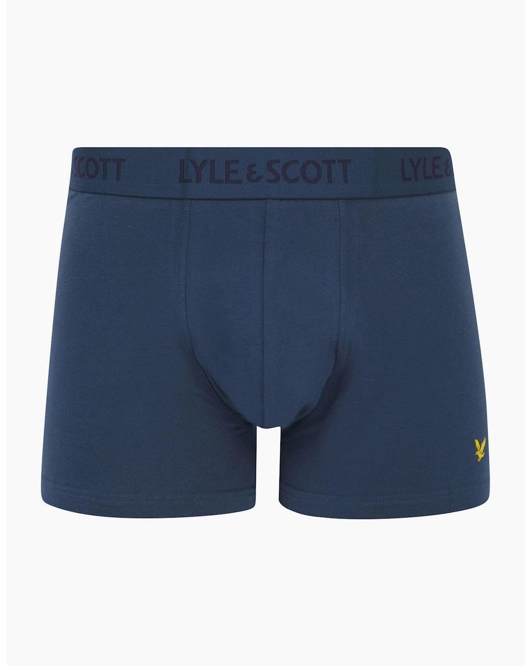 Lyle & Scott Blue 3-Pack Barclay Boxer Briefs, Combination for men