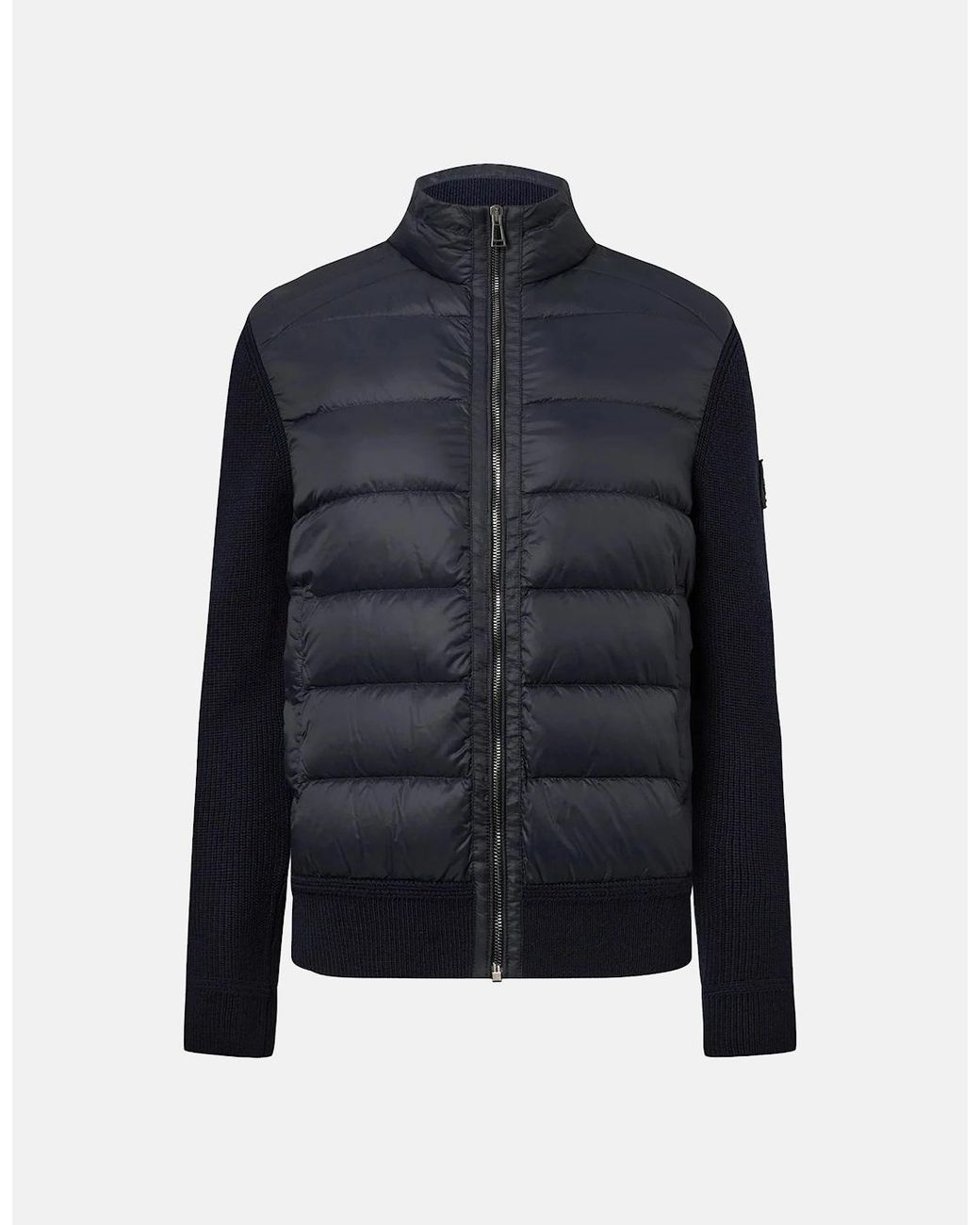 Belstaff Blue Compound Hybrid Cardigan for men