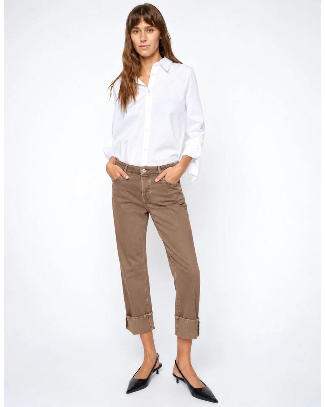 Mos Mosh White Colarado Color Pant