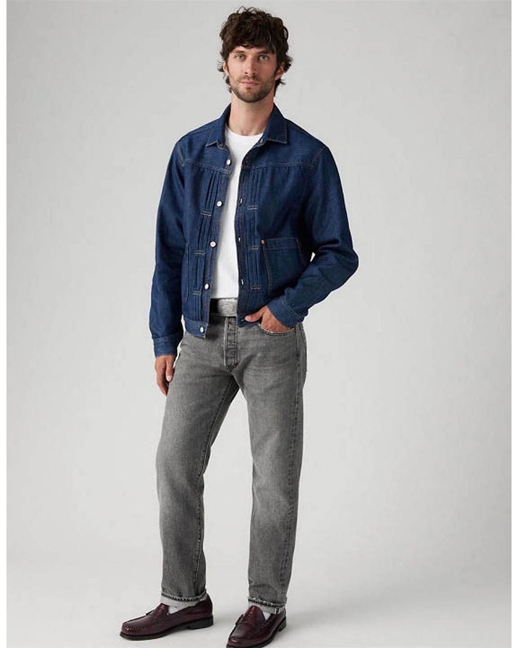 Levi's Gray 501 Orig On T for men