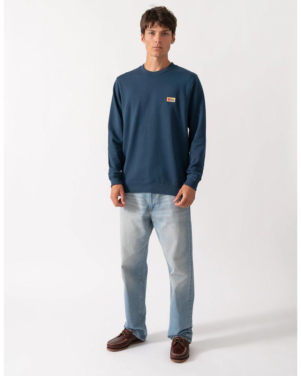 Fjallraven Blue Vardag Sweater for men