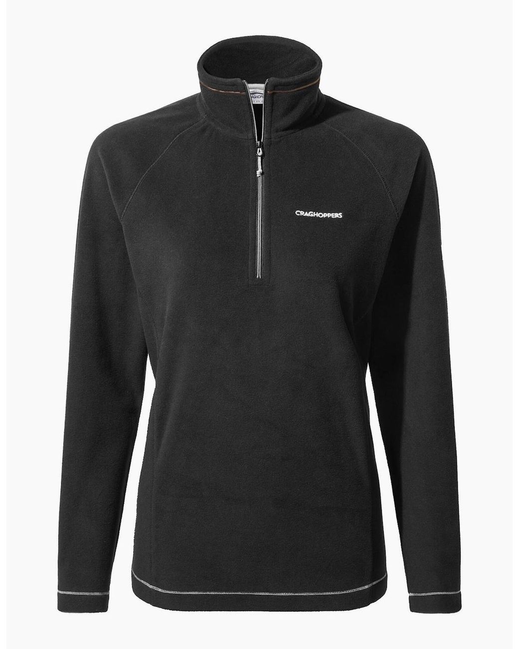 Craghoppers Black Ladies Miska Vi Half Zip Fleece